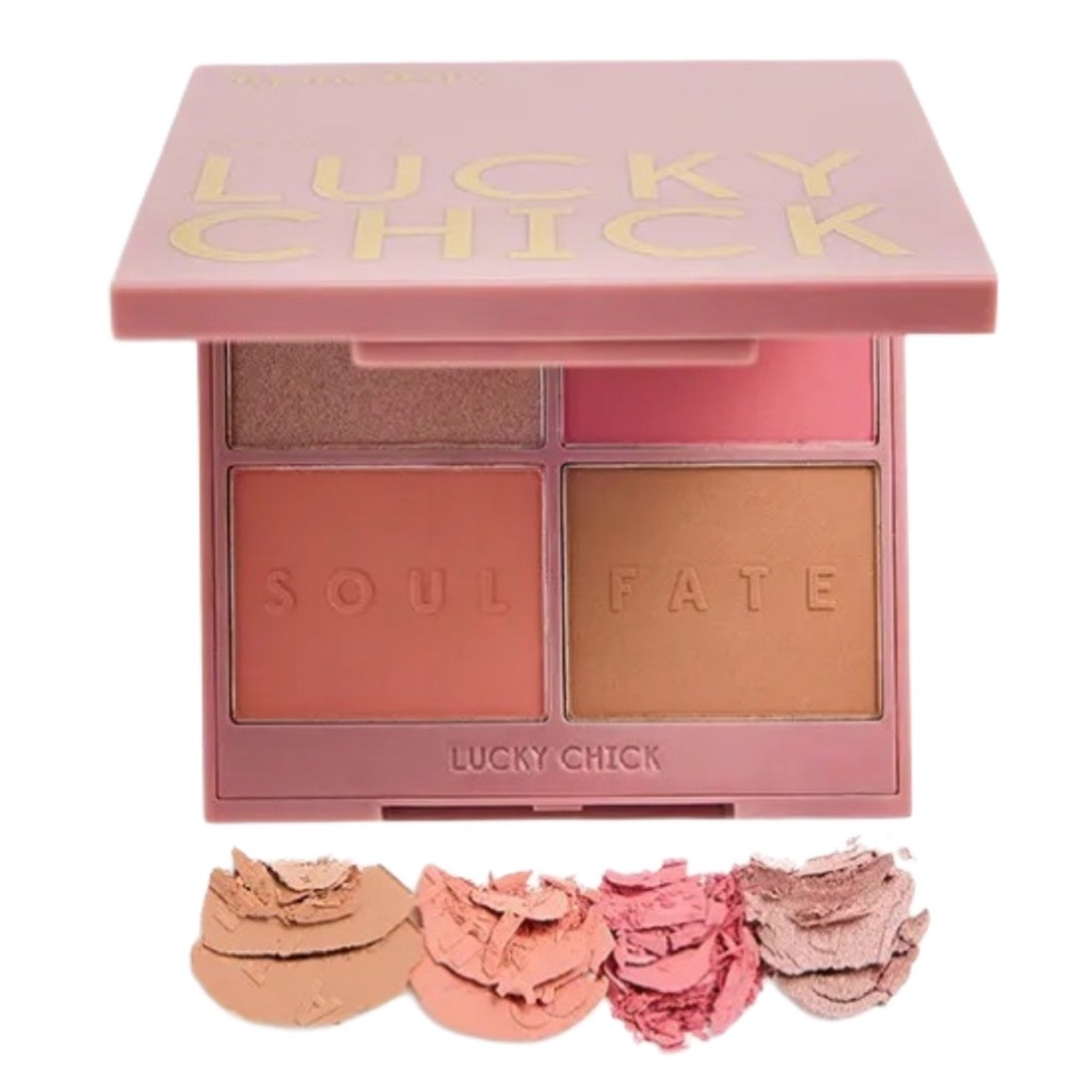 Lucky Chick Mystic Halo Glow Bronzer Highlight Palette - Aura, Rise, Soul, Fate